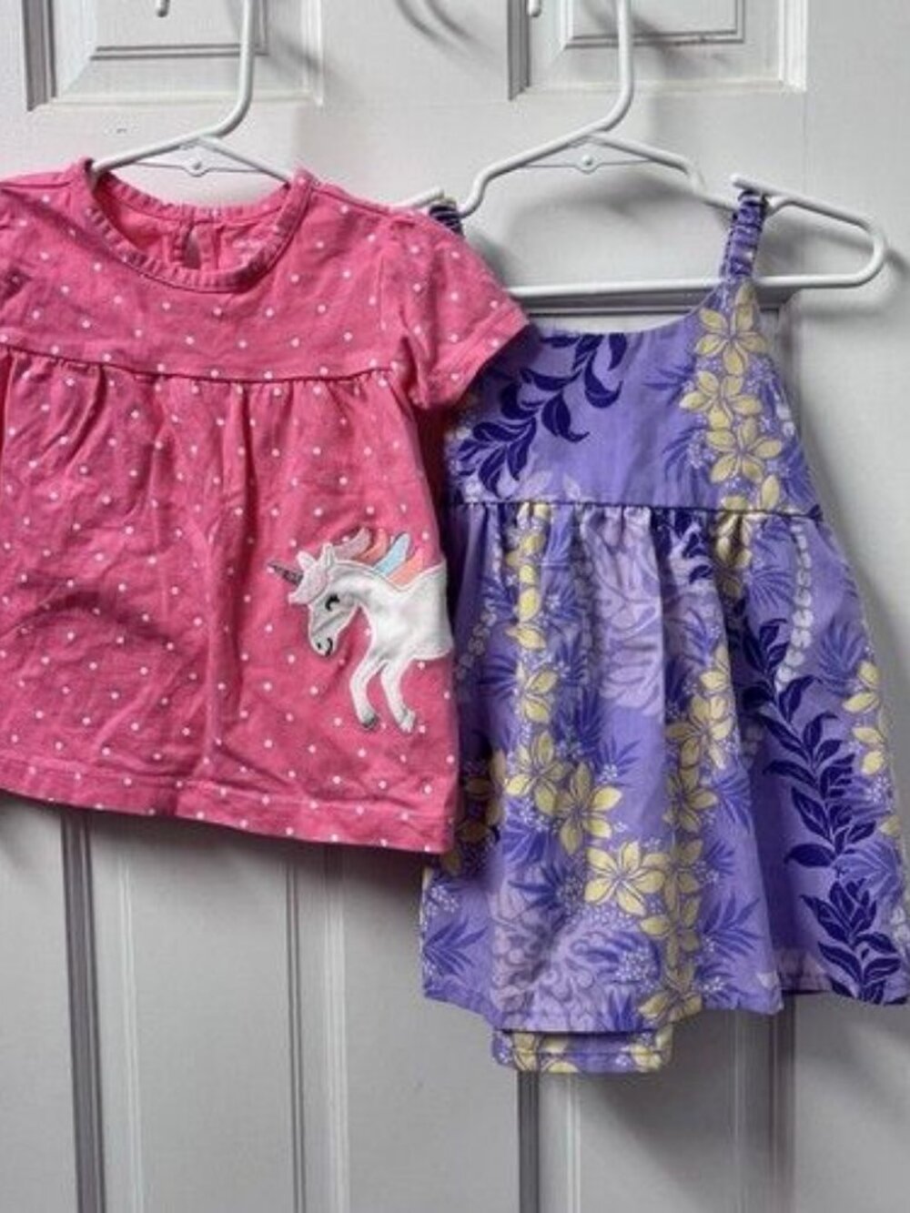 18‎ Months Paradise Style Hawaii Dress Purple Carters Top Unicorn Pink Summer